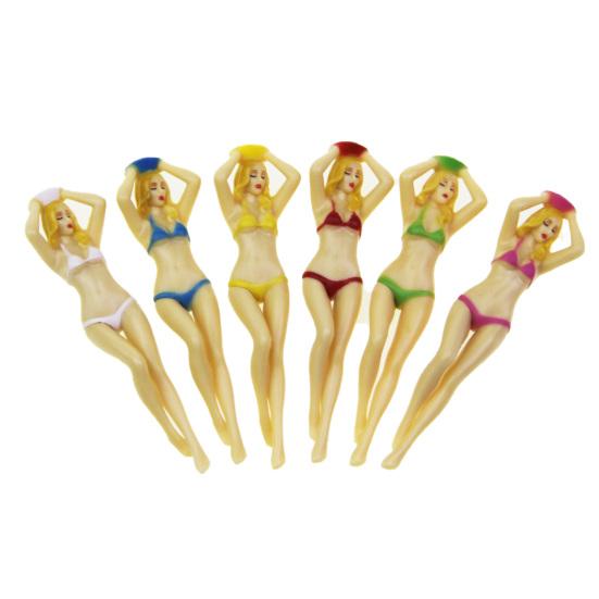 Golf Tees Character Modeling Non-slip Lightweight Funny Lady Bikini Golf Tees for Golf