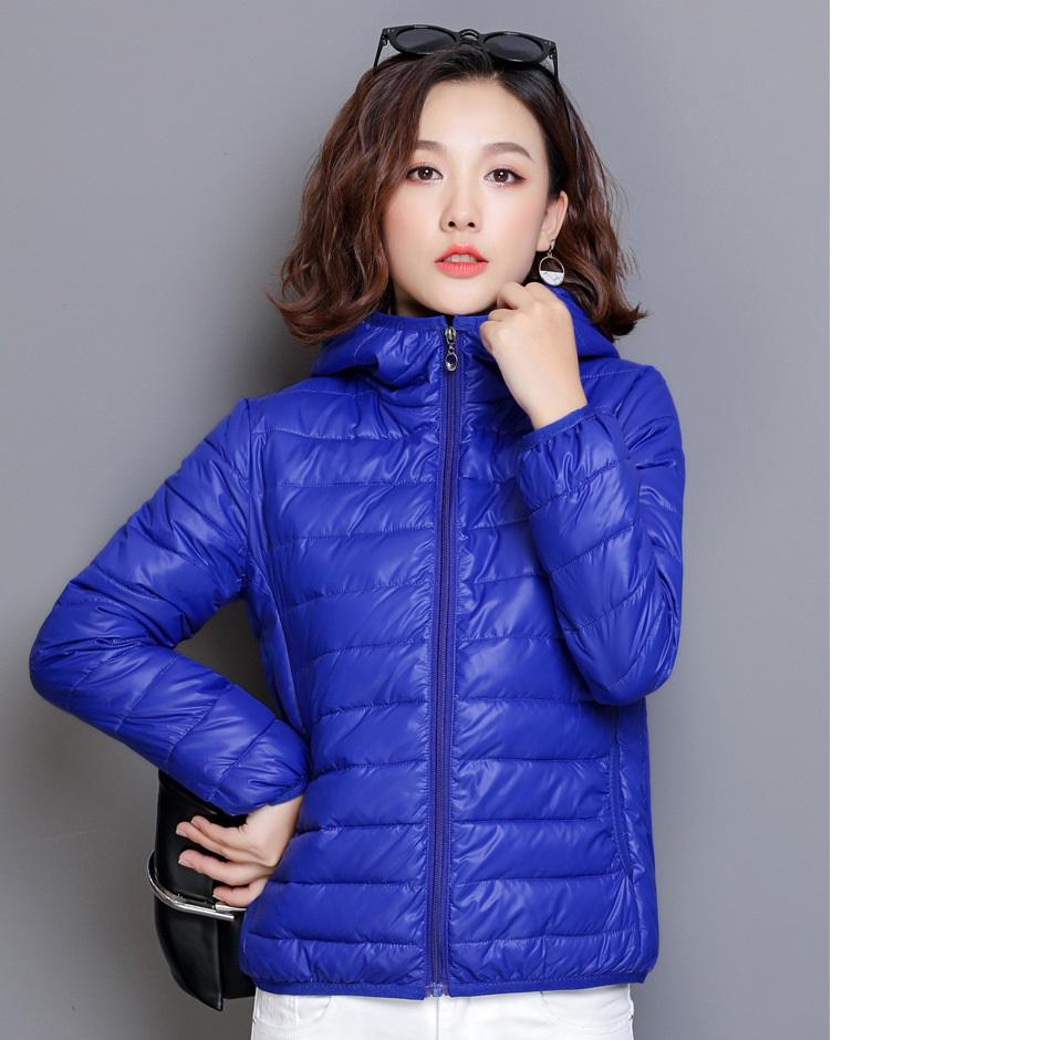 Winter Cotton-padded Warm Jacket Thin Cotton-padded Jacket Hooded Short Women's Clothing