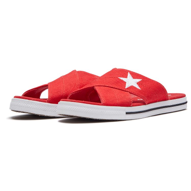 One Star Wmns Converse Slide 'Red' Women's 565528C