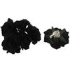 Rosenblüten-Haarspange, Tänzerbrosche, 5er-Pack, Schwarz