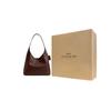 Coach Brooklyn 34 Letter Charm Shoulder Bag Large Women Shoulder Bag Gold Brown CCU00-B4MPL