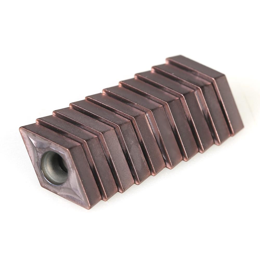 10pcs Box DCMT070204 VP15TF DCMT21.51 Carbide Inserts CNC Lathe Blades Cutter Turning Tool