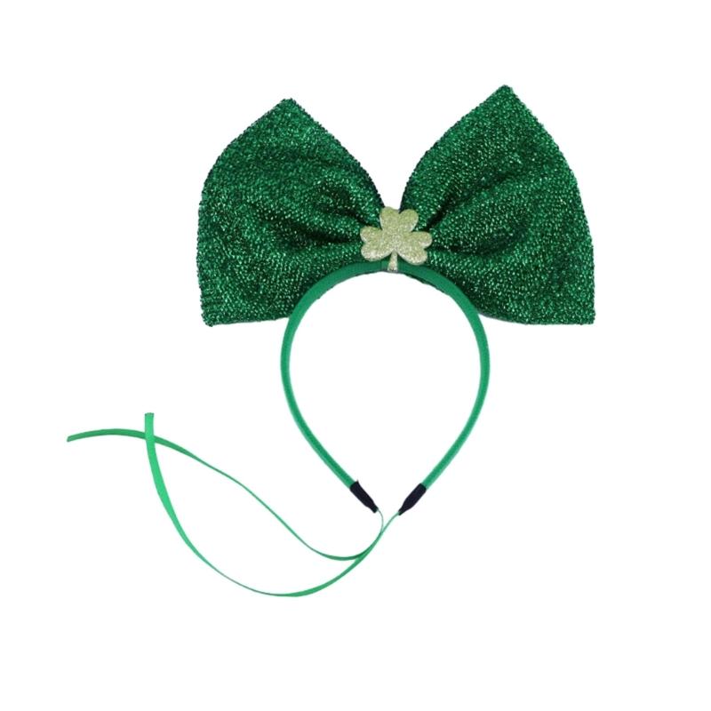 StPatricks Festival Cat Costume Dog Tulle Skirt Sequins Bowknot Headband Pet Irish Theme Dress Up Clothing Photo Outfit