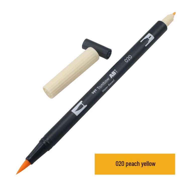 Tombow ABT Warm Color Double-Ended Watercolor Brush Pen for Students