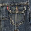 Levi's Denim Jacket M Indigo Blue Denim Jacket Trucker Men's Used