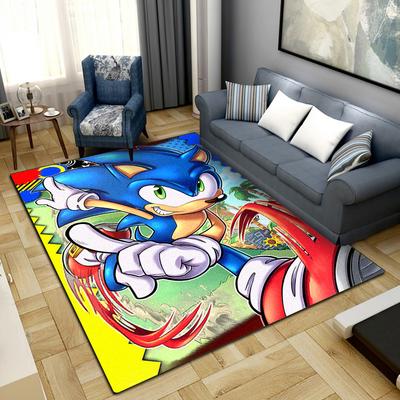 Sonic Series Cartoon Rug for Home Decoration,Washable Non-slip Large Rug Floot Mat LXRa53
