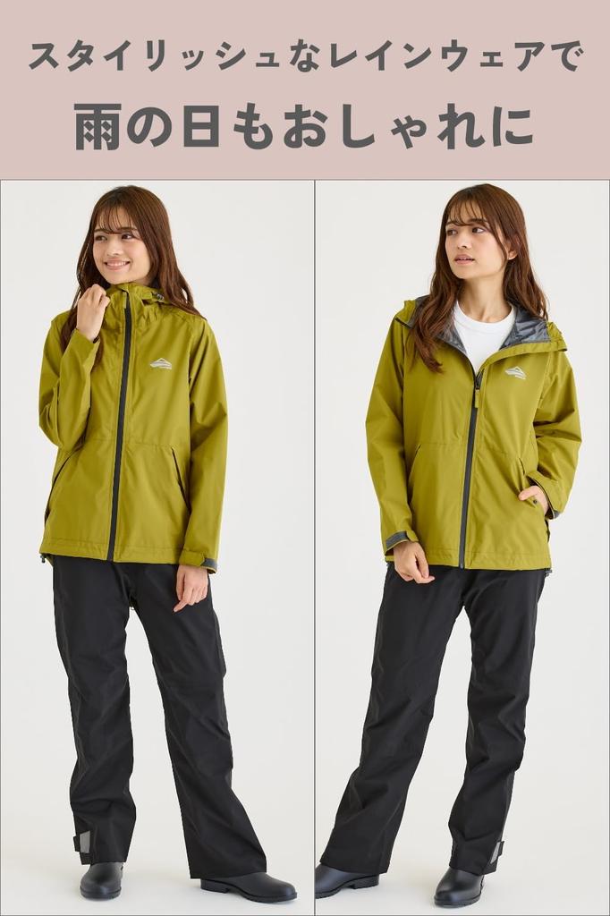 Benke Waterproof Rainwear Set and Keeps Backpacks Perfect for and Cycling Women's (Top Bottoms) - Dry, Cycling, Motorcycles, Hiking, Fishing, (Navy,