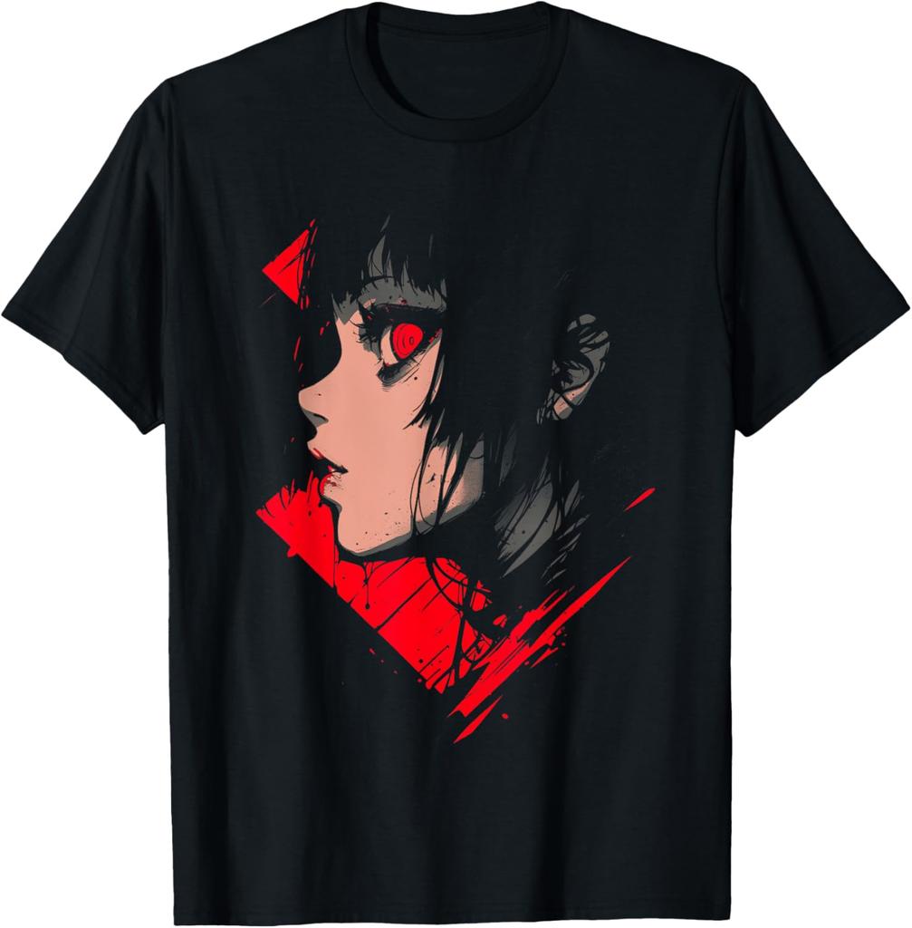 Horror Anime Unisexga Japan Japanese Creepy Kawaii Goth Fashion Casual Funny Tshirt S6xl Summer