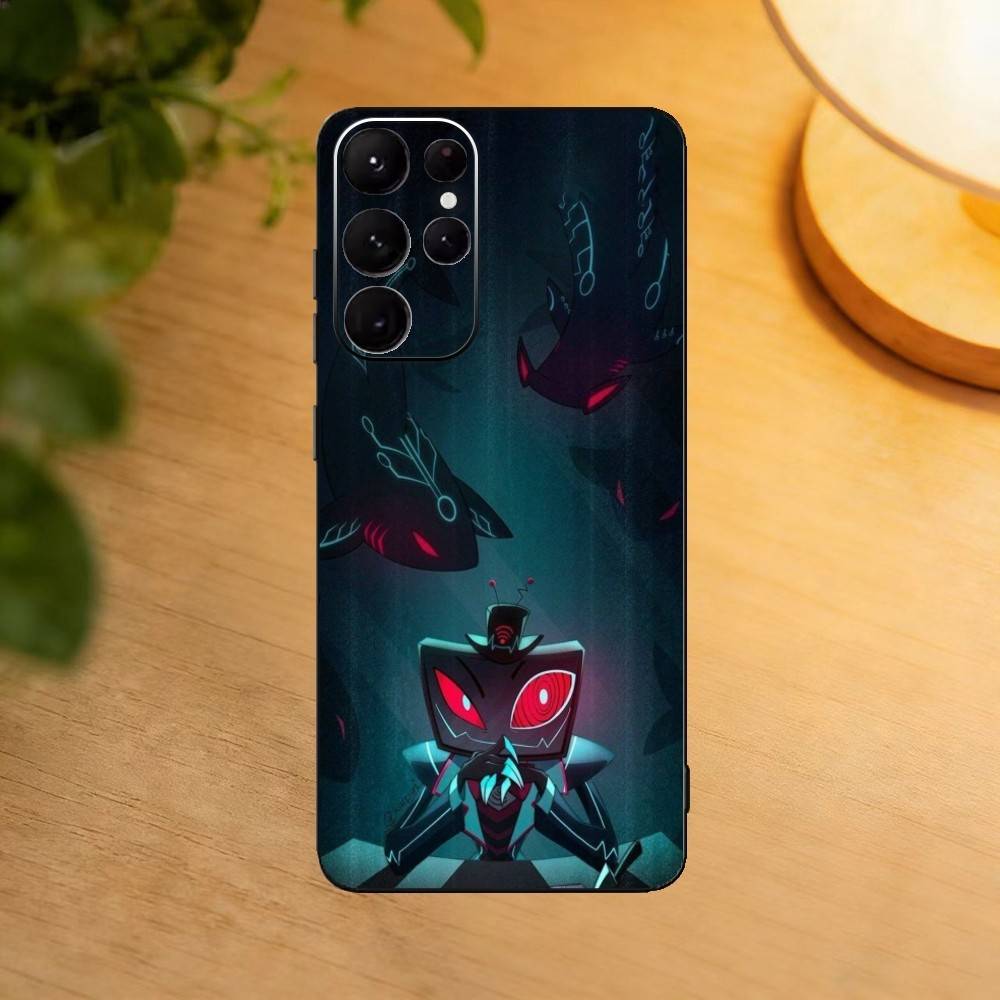 Hotel H-HazbinS Vox Trust Us  Phone Case For Samsung S25,S24,S21,S22,S23,S30,Ultra,S20,Plus,Fe,Lite Black Shell