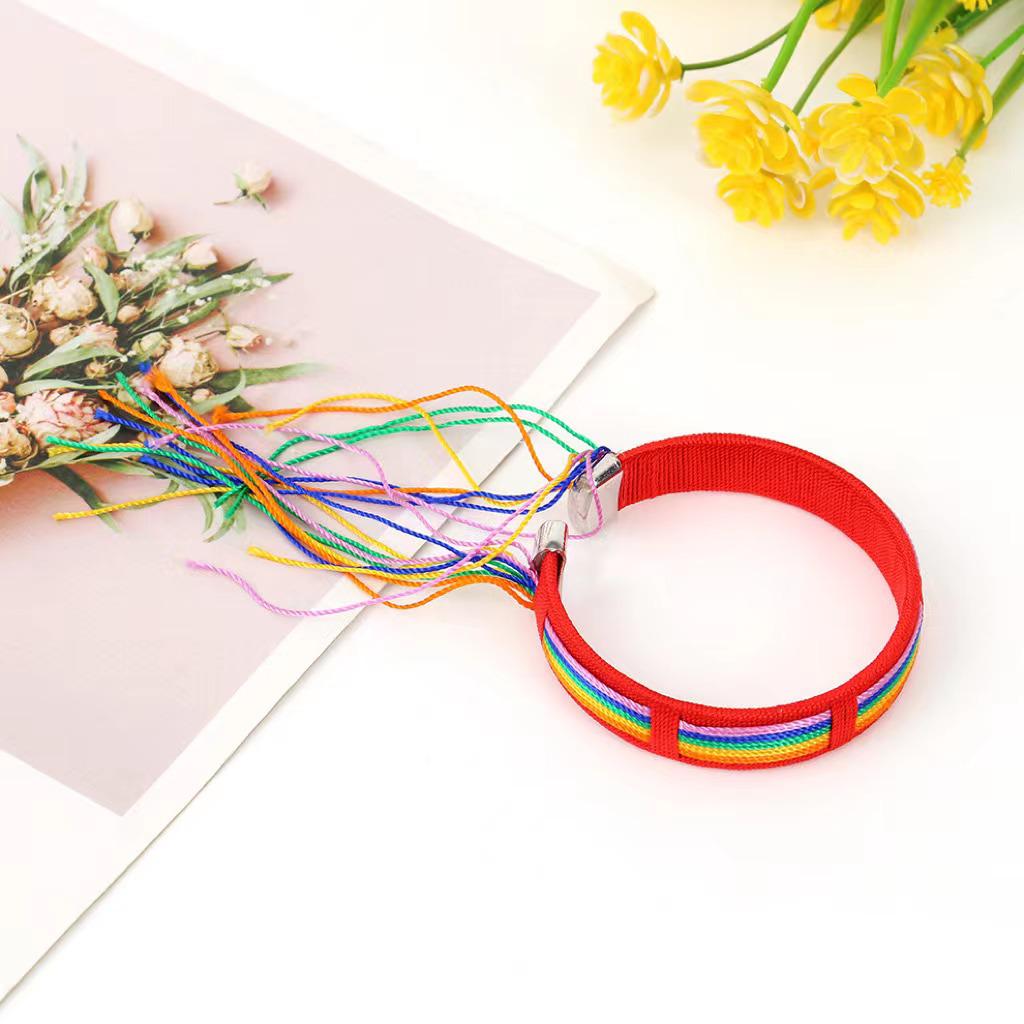 Dragon Boat Festival Five-Color Rope Bracelet Ornament - Red Rope Weaving Festival Accessory