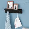 with 6 Hooks Key Holder No Punching Door Rear Shelf Tableware Hanger Key Storage Rack  Entryway