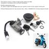 Ignition Switch Assembly 4‑Wire for Gas Scooter 50cc 150cc 139QMB GY6 Chinese Moped Novelty Ignition Switch Assembly