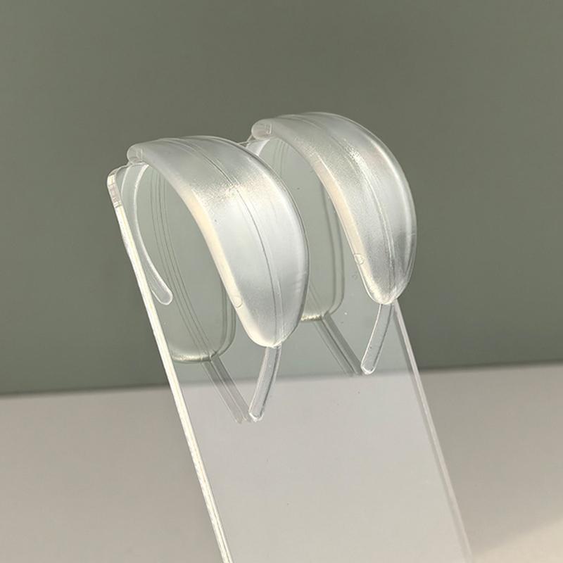 1Pairs Transparent Elf Earhook V-Face Wearable Ear Stand Reusable Strong Support Fixed Invisible Earrings Protruding Prominent