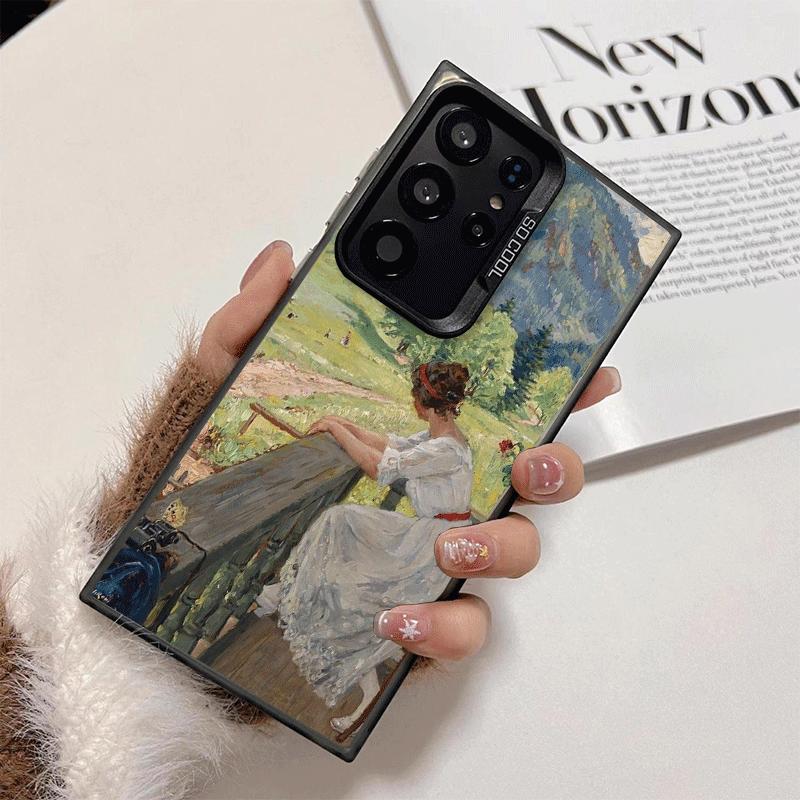 Claude Monet Oil Painting Shockproof Phone Case for Samsung Galaxy S26 Edge S25 Ultra S24 FE S23 Plus S21 Cover Anti Fall Fundas