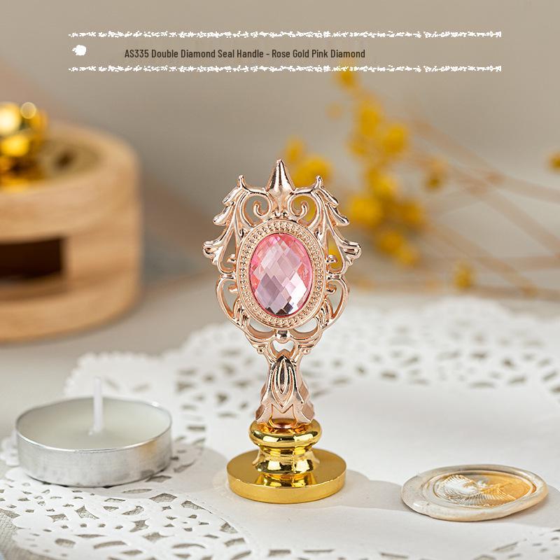 Retro Magic Academy Sealing Wax Stamp with Roman Column Handle