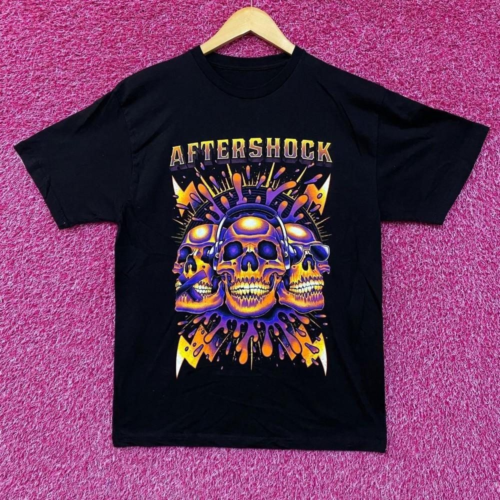 

Aftershock 2021 Tour Music Festival Rock Metal TShirt Large Unisex T-Shirt S