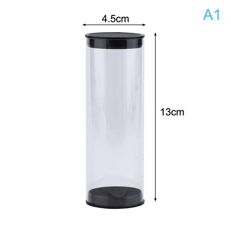 

Golf Ball Tube Barrel Pc Transparent Round Plastic Packaging Box 45Mm Diameter Golfs Case With Cover Portable Golfs Container