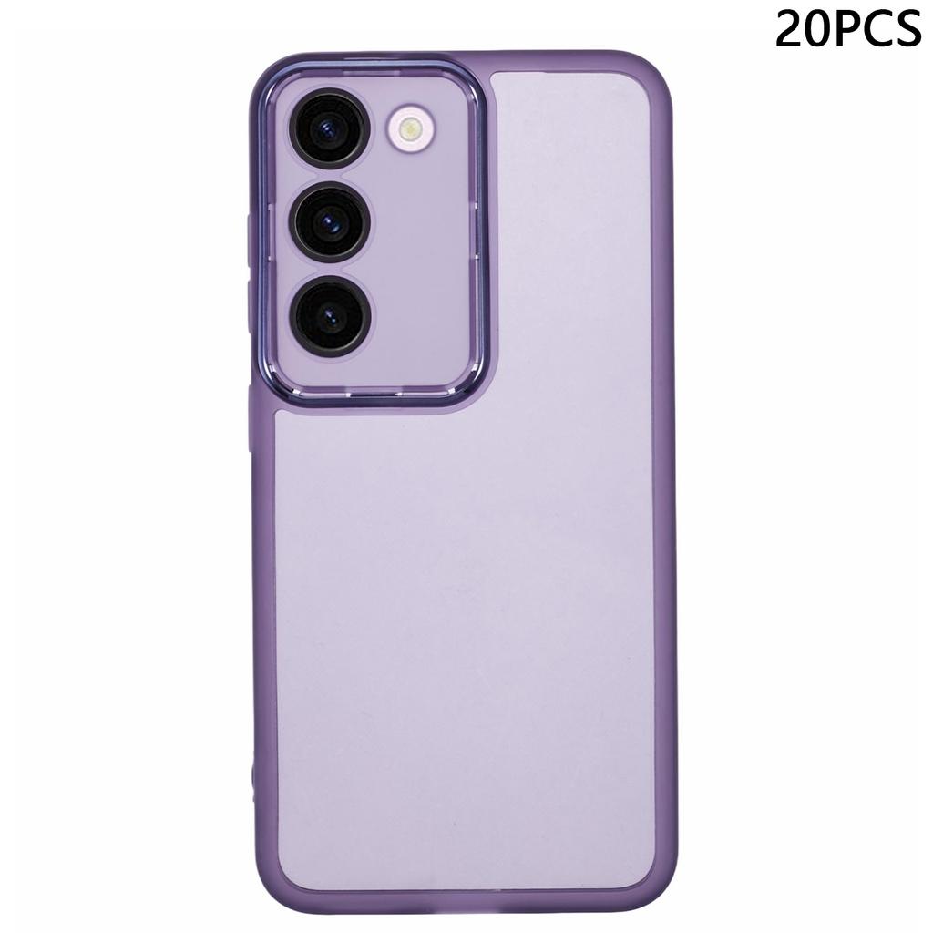 Bulk Purchasing 20Pcs For Samsung Galaxy S22 5G Case Electroplated Camera Frame TPU Phone Cover Precise Cutouts