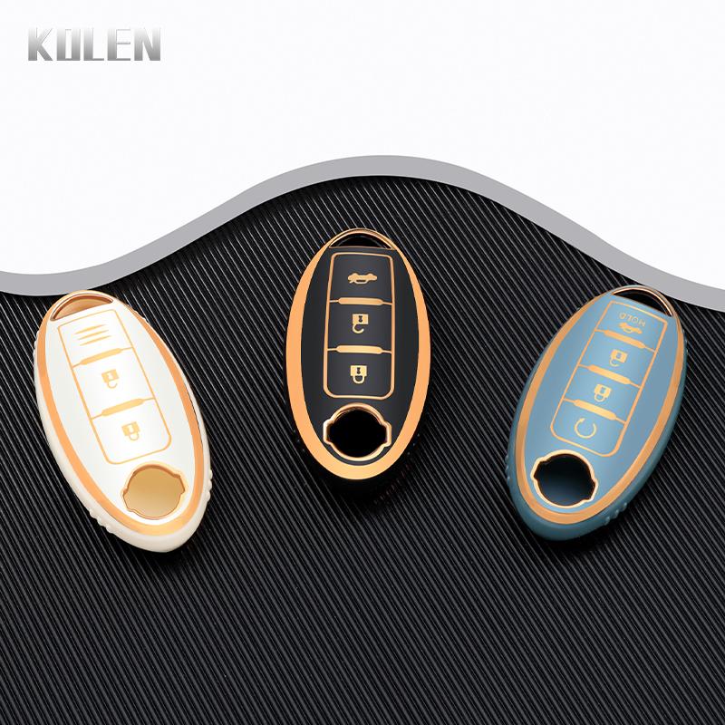 Tpu Auto Smart Key Fob Cover Case Housing Remote Fit For Nissan Qashqai Juke J10 J11 X-Trail T32 T31 Kicks Tiida Pathfinder Note Fit For Infiniti