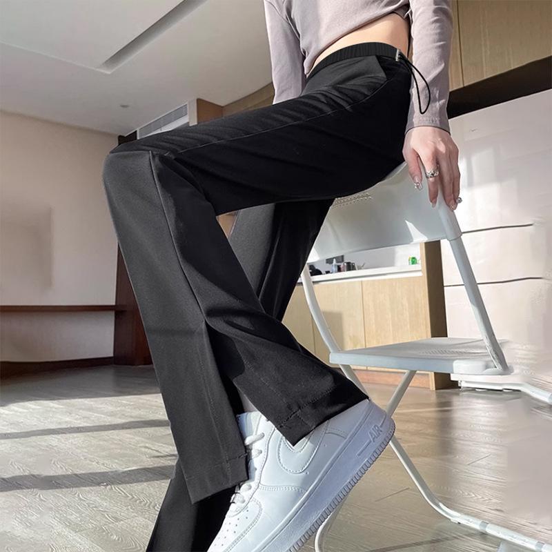2026 Herfst/Lente Afslankende Zwangerschapsbroek met Micro-flare en Split