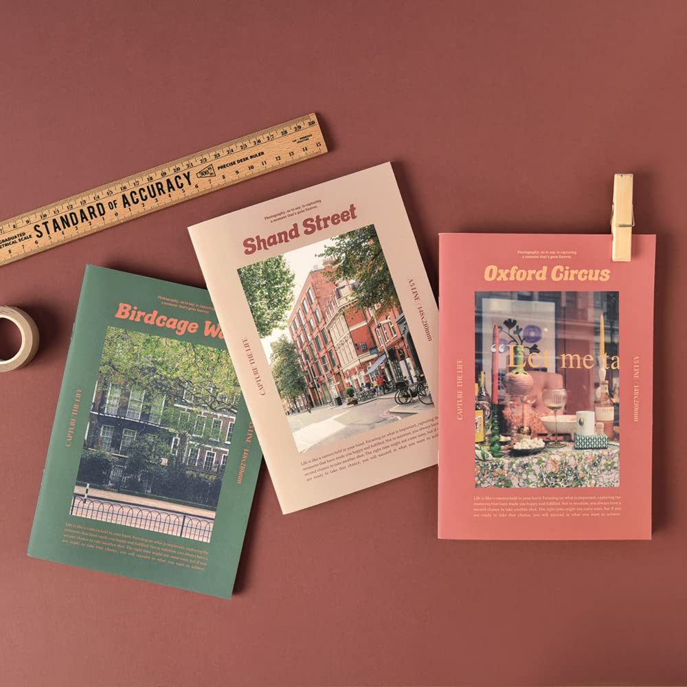 Monolike A5 Capture the London Note 6 A5 CAPTURE THE LONDON 6P SET Line Campus Note 48 pages Life, Types, LIFE, - Note, 148x210mm,