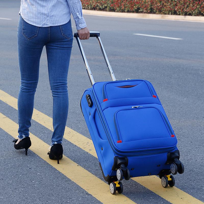 Universal Waterproof Oxford Wheel Carry-On Luggage for Students and Women