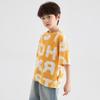 Boy's Cool & Breathable Cotton Letter Print T-Shirt