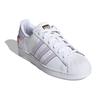 Adidas Superstar Weiß Lila Schimmer Damen Sneaker Wolkenweiß Mattgold GZ8143