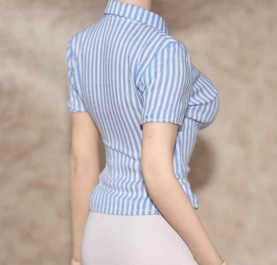 

Игрушка для хобби [TOYBARJAPAN] Фигурка масштаба 1/6, совместимая с телом TBLeague, стандартный тип тела, стиль GS, офисная леди, сине-белая узкая рубашка (тело