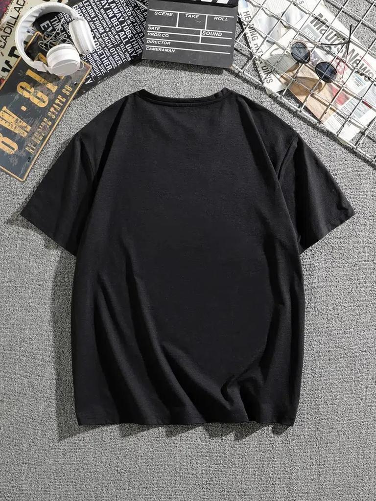 Damen T-Shirt Graffiti-Kunst Verwirrte Ente Aufdruck T-Shirts Sommer Lockere Oberteile Mode Street O-Ausschnitt Damenbekleidung