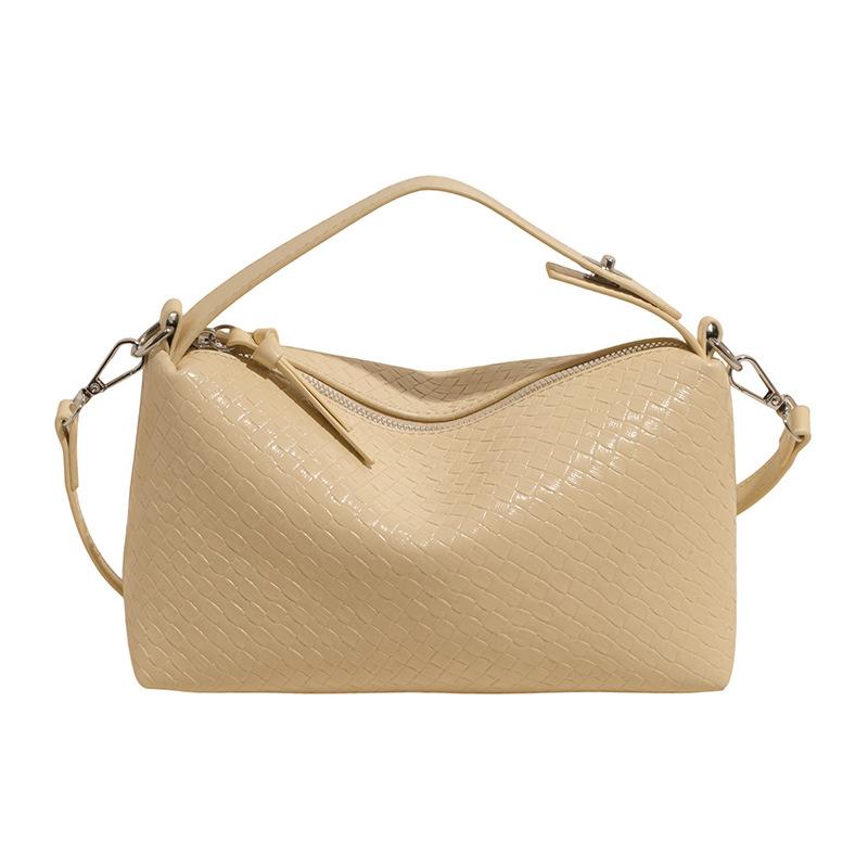 Gewebte Unterarmtasche Neue Mode vielseitige Handtasche Lässige Retro-Umhängetasche Kissen-Tasche