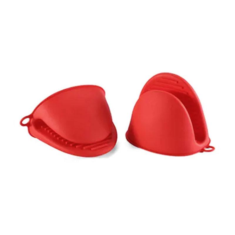 1Pair Silicone Anti-scalding Oven Gloves Mitts Potholder Kitchen BBQ Gloves Tray Pot Dish Bowl Holder Oven Handschoen Hand Clip