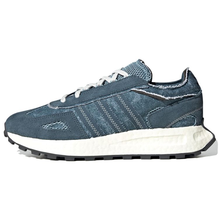 Adidas Retropy E5 Canvas Synthetic Suede Classic Comfortable Slip Resistant Durable Low Top Lifestyle Shoes Unisex Shoes Blue FZ6560