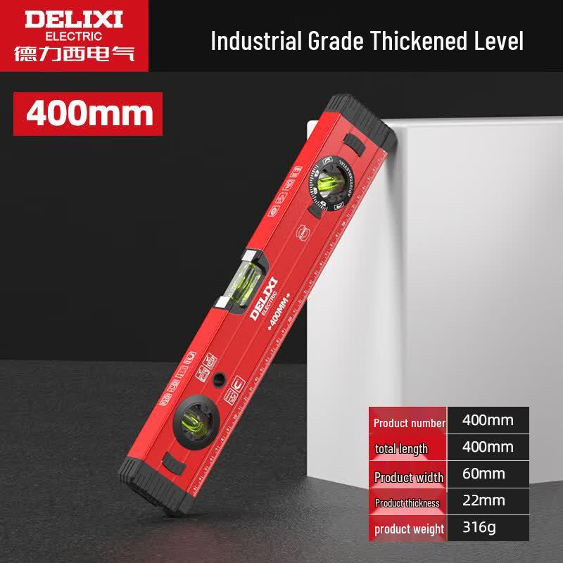 DELIXI ELECTRIC High-Precision Magnetic Aluminum Alloy Spirit Level