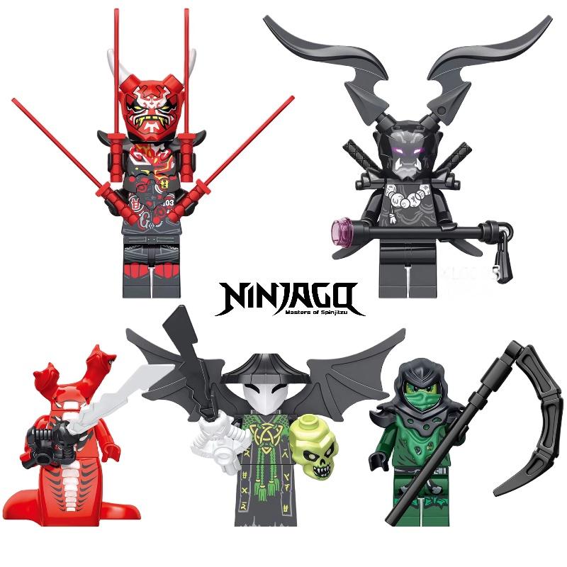 Xl0001-0005 Compatible Phantom Series Ninja Building Block Toy Diy Abs Plastic Small Granule Export