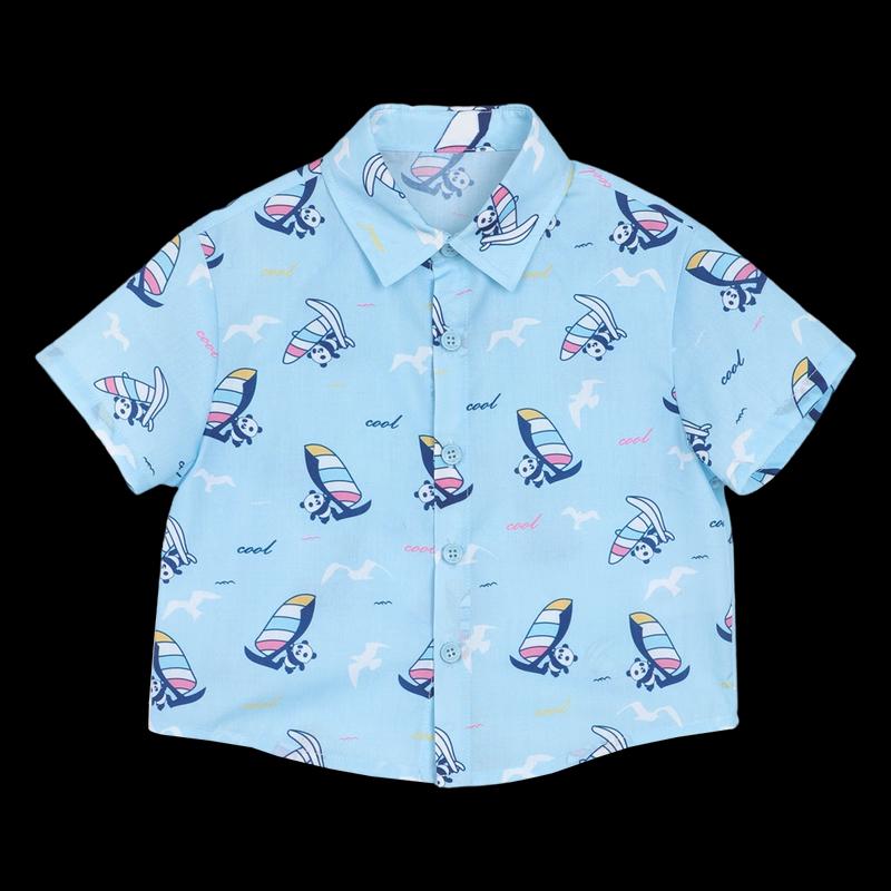 LUSON Baby Boy Summer Short Sleeve Set