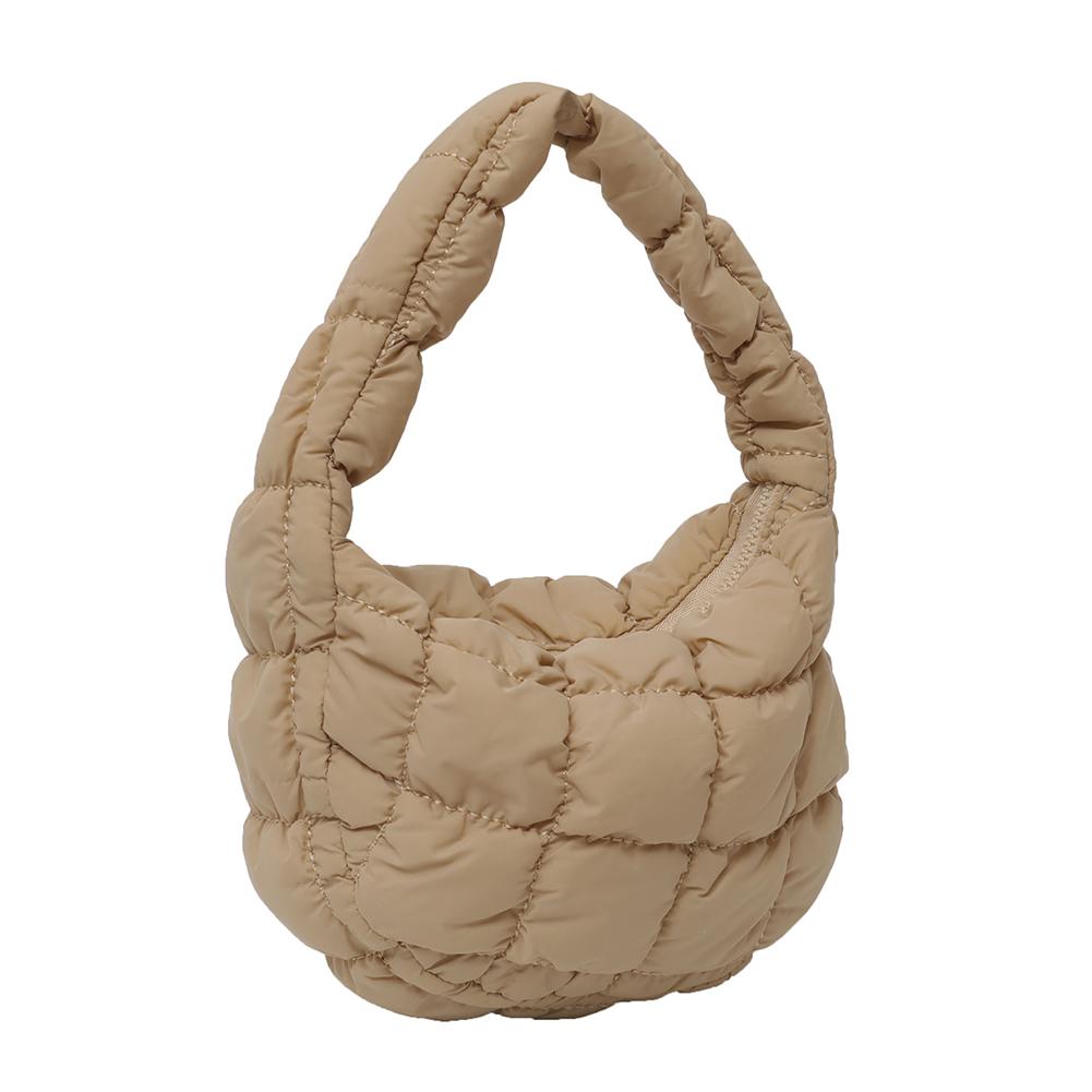 Quilted Padded Crossbody Bag for Women Pleated Bubbles Cloud Shoulder Bags Large Tote Bucket Designer Bag Ruched Handbags 2025