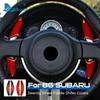 Real Hard Carbon Fiber for Subaru XV BRZ Forester Impreza Outback Legacy Toyota 86 Steering Wheel Paddle Shifter Sticker