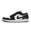 Zapatillas de Baloncesto Vintage Air Jordan 1 Panda Caña Baja para Hombre Color Negro 553558-044(Equipo701-)