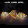 3D Colorful Firework Stained Glass Light Bulb 125lm Vintage Edison Bulb Last Up To 30000H Disco Light Bulb Star Shine Decoration
