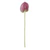 1 Branch Faux Silk Flower Fresh-keeping Long-lasting 3D Printing Trendy Beautiful Artificial Anthurium Office Decor