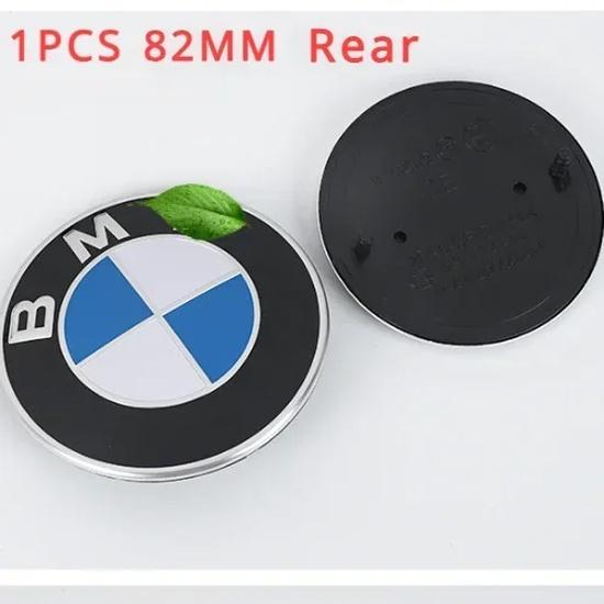 45/74/82mm/56mm/68mm Auto Car Styling Emblem Badge Front Rear Trunk steering wheel wheel hub cap Sticker For BMW accessory