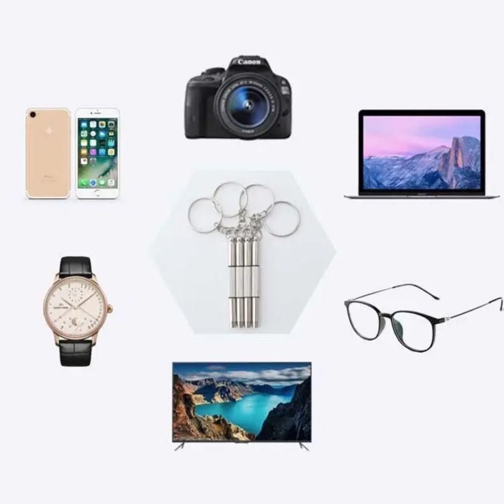 Precision Mini Tools 3 In 1 Screwdriver Portable Screwdriver With Keychain New Manual Tools