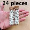 24/40 PCS 30ml Candy Glass Bottles Cork  20×25×80mm Test Tube Dragees Jars Wedding Favors DIY Crafts Empty Decorative Vials