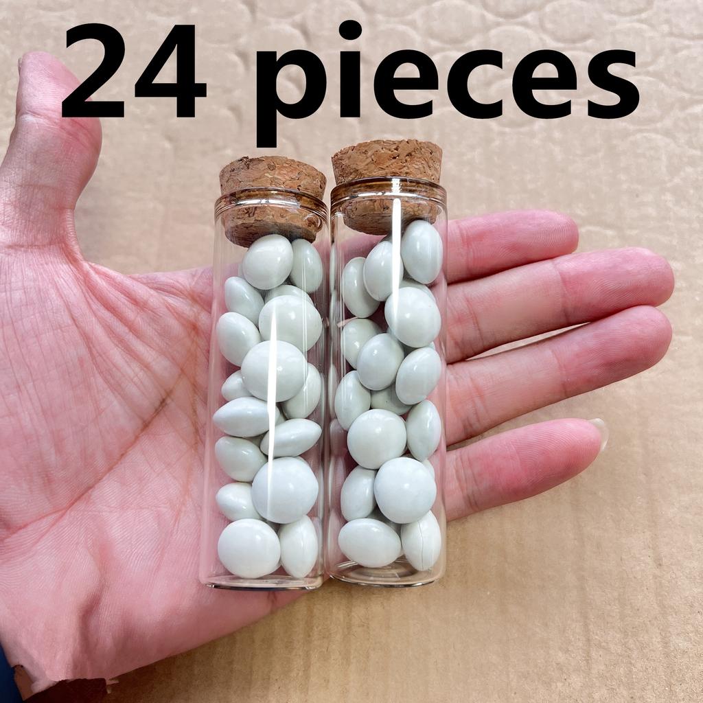 24/40 PCS 30ml Candy Glass Bottles Cork 20×25×80mm Test Tube Dragees Jars Wedding Favors DIY Crafts Empty Decorative Vials