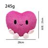 Valentinstag Niedliches Plüschtier mit Herz Kuscheltier Weiches Kissenpuppe Kreatives Geschenk für Freundin Ehefrau