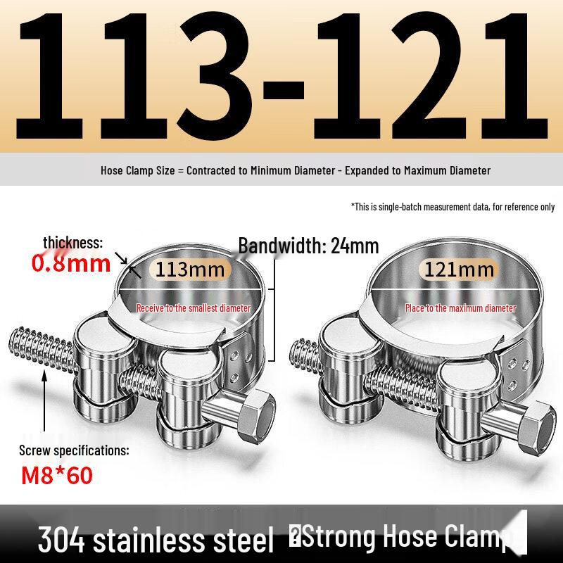 

Aokewen Stainless Steel Hose Clamps