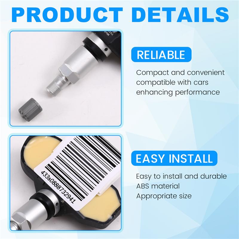 

7PP907275F 4F0907275B TPMS 433МГц Для A4 A6 A8 Q7 Porsche 911 Boxster Cayenne VW Touareg Датчик давления в шинах 4 шт.