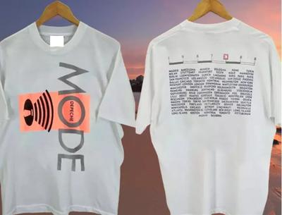 Depeche Mode Vintage Tour 1987-1988 T-Shirt Tops Tees Men's Women's