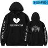 Mens Oversized Hoodie With Printed Graphic Design Soft Fleece-Lined Sweatshirt Casual Wear
